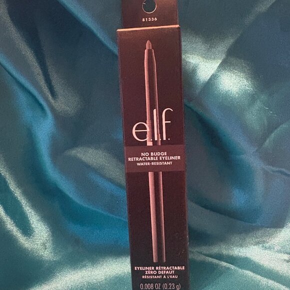 ELF CHARCOAL RETRACTABLE EYELINER Water Resistant No Budge #81336 NEW IN BOX - Picture 1 of 3